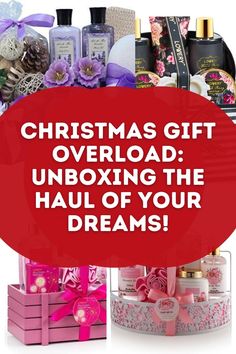 christmas gift overload unboxing the haul of your dreams with bath and body care products