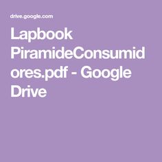 lapbook pramide / consumid ores - pdf - google drive