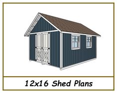 the 12x16 shed plans are available for free