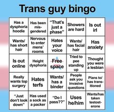 an american flag with the words transs girl bingo on it and other words