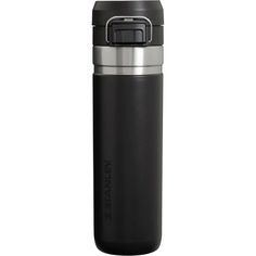 Stanley 24 oz. The Quick Flip GO Vacuum Insulated Stainless Steel Bottle Stanley Ride Along, Travel Bottles, Stainless Steel Bottle, Tiger Lily, Car Cup Holder, Hot Drinks, Cup Holders, Easy Clean, Push Button