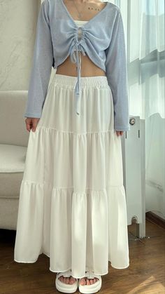 Skirt Outfits Aesthetic, Skirt Styles, Mode Hippie, Neue Outfits