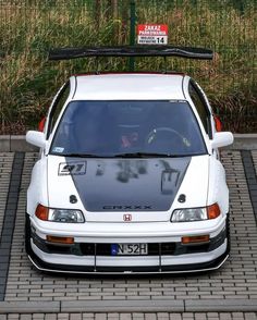 #Honda CRX Civic Ef, Initial D Car, Dream Car Garage, Honda Civic Coupe, Honda Crx, Civic Coupe, Drifting Cars, Cool Car Pictures