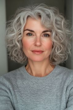 33+ Stylish Short Curly Hairstyles for Older Women You Must See in 202 – CreativeBooster Curly Hair Ideas