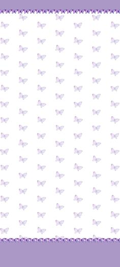 a purple and white background with butterflies on it