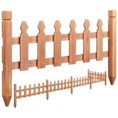 a wooden fence that is next to a white background