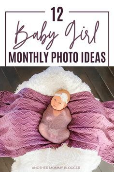 Photo Ideas For Newborns, 3 Month Old Photoshoot At Home, 2 Months Old Photoshoot Ideas, Newborn Milestones Monthly Pictures, Monthly Newborn Pictures, Baby Girl One Month Shoot, One Month Old Photo Ideas