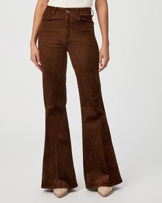 Charlie is our largest flared silhouette with the highest rise. This on-trend style is cut from our ultra-soft velvet corduroy in a maple brown shade with just the right amount of stretch for a perfect fit. | Charlie Flare Pant - Maple Brown Corduroy | Size 29 Maple Brown, Brown Shade, Flare Pant, Men Store, Brown Corduroy, Trend Style, Brown Shades, Brown Pants, Denim Shoes