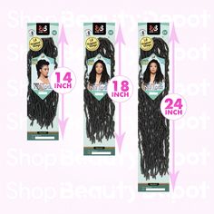 Bobbi Boss Nu Locs 24" The BOBBI BOSS® Nu Locs™ are an easy to install pre-looped Crochet Hair that mirrors the style of your favorite Sister Locs but with a little more thickness than the Micro Locs. Another option from Bobbi Boss for those who love locs no matter the size! There’s simply no limit as to what you can do to achieve the perfect style. Be ready to own and fall in love with the hair of your dreams. Pre-Looped Natural Colors as well as extended colors Most natural texture Also availa Pre Looped Crochet Hair, Distressed Locs, African Herbs, Kanekalon Braids, Hair Stripping, The Mane Choice, Braid Accessories, Micro Locs