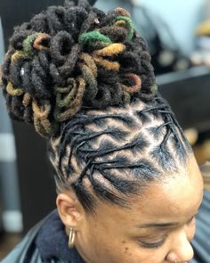 Natural Hair Salon, Loc Inspiration, Hairstyles Black Women, African Hair Braiding Styles