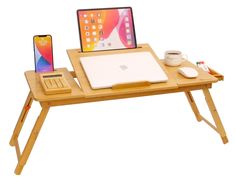 PRICES MAY VARY. 【Natural Bamboo Construction】100% natural Bamboo, which is not only eco-friendly but also super sturdy and solid. COIWAI laptop desk have a large size of 28.8L x 13.4W inches. It is the perfect complement to the home or office, laptop stand for bed, a kids bed table, a mini writing table, laptop couch table,a standing table for office work. Enough space for put your Notebook, Pad, books, mouse,smartphone,breakfast, etc all on the desk 【Multi-Use Design】The maximum distance betwe Desk For Bed, Laptop Stand Bed, Bed Tray Table, Laptop Desk For Bed, Bamboo Texture, Laptop Tray, Standing Table, Bed Tray, Desk Tray