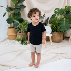 Kyte BABY V-Neck Toddler Unisex Tee Toddler V-Neck Tee in Midnight Toddler Wardrobe, Toddler Size Chart, Harem Shorts, Mommy And Me Outfits, School Uniforms, Jessica Alba, Cloth Diapers, Toddler Sizes, Mommy And Me