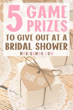 the words game prizes to give out at a bridal shower