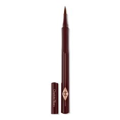 Feline Flick Volume 2 Liquid Eyeliner - Charlotte Tilbury | Ulta Beauty Makeup Products Eyeliner, Charlotte Tilbury Eyeliner, Brown Liquid Eyeliner Look, Cat Eye Liquid Eyeliner, Expensive Eyeliner, Brown Eyeliner Liquid, Charlotte Tilbury Eyeshadow Palette, Charlotte Tilbury Eyeshadow, Brown Liquid Eyeliner