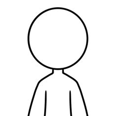 a black and white drawing of a person's head with one hand on his hips