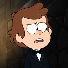 an animated image of a man in a tuxedo