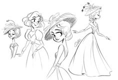 the princesses from disney's sleeping beauty