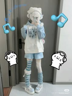 Cinnamon Roll Cosplay, Male Kawaii Fashion, Tenshi Kawaii Outfit, Kawaii Boy Outfits, Menhera Fashion, Cutecore Outfit, 2000s Japanese Fashion, Kawaii Outfit