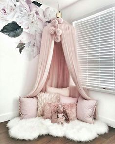 Reading Corners, Nook Ideas, Future Room, Dekorasi Kamar Tidur, Reading Nooks, Princess Room, Girl Bedroom Designs, Canopy Bed