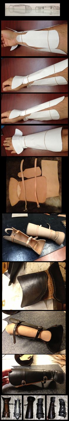 Edward Kenway, Lobster Art, Flag Game, Medieval Cosplay, Leather Bracers, More Flexible, Leather Crafting, Perforated Paper