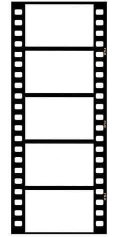 a black and white film strip