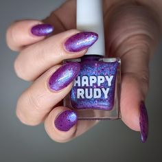 All hail the disco queen: Donna Summer. Donna is a purple jelly polish that is filled with magenta flakies. We know you work hard for your money, so make sure to treat yourself and always have your nails done! We think Donna would approve! We recommend using 1 coat for a sheer effect or 2-3 coats for jelly opaque effect. 10-Free | Vegan, Cruelty-free & non-toxic. Jelly Polish, Jelly Nail, Fun Summer Nails, Donna Summer, Jelly Nails, Studio 54, Purple Violet, Nail Polishes, Fun Summer