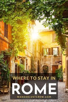 Where To Stay In Rome, Rome In A Day, Winter Travel Destinations, Neighborhood Guide, Trip To Italy, Nightlife Travel