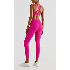 Seamless High Waist Sports Tight Yoga Pants  Material: 80% Nylon + 20% Spandex  Function: Super Elastic Size: S, M, L, XL Color: Pink, Navy Blue  Season: Spring, Fall, Summer, Winter   Usage Scenarios: Fitness, Sports, Yoga, Dance, Ball Sports, Workout Clothing Seamless Elastane Workout Leggings, Seamless Elastane Leggings For Workout, Compressive Seamless Leggings For Workout, Compressive Seamless Sportswear Leggings, Compressive Seamless Sportswear Tights, High Stretch Leggings For Light Exercise, High Stretch Sportswear Leggings For Light Exercise, Seamless High Stretch Sports Tights, Sporty Seamless Stretch Leggings