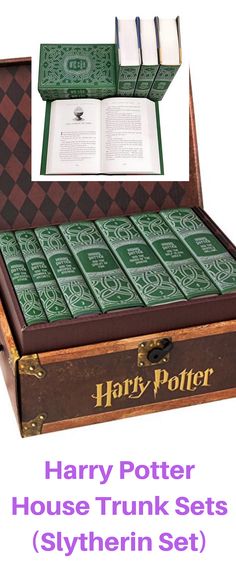 harry potter house trunk sets slytherin set