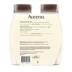 Aveeno Daily Moisturizing Body Wash with soothing prebiotic oat and a light scent nourishes dry skin. This creamy body wash gently cleanses and helps preserve skin's natural moisture barrier. 92% of users agreed that the nourishing cleanser left their skin feeling nourished while they showered. The allergy tested formula of the sulfate-free body wash contains nourishing oat to help lock in moisture, and gently cleanses dry, sensitive skin to reveal smoother, softer skin long after you shower. Fr Aveeno Daily Moisturizing Body Wash, Sulfate Free Body Wash, Cleanser For Sensitive Skin, Skin Pack, Allergy Testing, Dry Sensitive Skin, Dermatologist Recommended, Body Cleanser, Moisturizing Body Wash