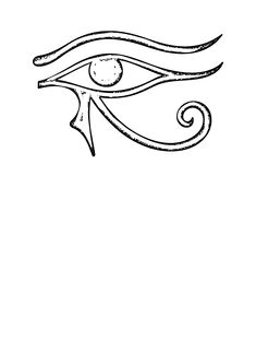 the eye of horush coloring page