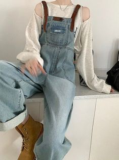 eBay Fashion Womens Loose Jumpsuits Overalls Denim Color: Blue Material: Cotton Blend Asian Size: S M L Note: Asian Size is smaller than US Size S: Length 138cm, Waist 78cm/ 30.7in, Hip 98cm/ 38.6in M: Length 139cm, Waist 82cm/ 32.2in, Hip 102cm/ 40.1in L: Length 140cm, Waist 86cm/ 33.8in, Hip 106cm/ 41.7in Payment method: We accept many payments. When you buy the goods please as soon as payment success, so we can as soon as shipping item. Payment please be sure your shipping address is correct. Shipping Policy: After payment confirmation, Item will be shipped within 5 working days,10 working days at the latest The weekend and Holidays and Festivals are not work. Return Policy: Accept return without any reason About us: If you have anything problem please contact us, we will to help you. Overalls Denim, Blue Overalls, Retro Light, Jeans Overall, Loose Jumpsuit, Denim Outerwear, Pantalon Large, Denim Overalls, Casual Street Style