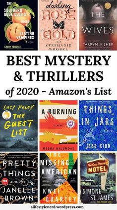 the best mystery and thrillers of 2020 - amazon's list is out now