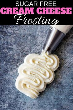 an image of cream cheese frosting being drizzled on top of it