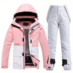 Color: Black,Pink,White. Brand:GS SNOWING. Collar Style:Hooded. Composition:100% Polyester. Details:Pocket. Fabric Texture 1:Smooth fabric. Fabric Weight 1 (g/m²):200. Fabric:Slight Stretch. Lining Texture:Smooth fabric. Lining Weight (g/m²):195. Material:Polyester. Operation Instruction:Hand wash or professional dry clean. Pattern:Solid color. Printing Type:No Printing. Season:Winter. Sheer:No. Type:Pants. Weaving Method:Woven. GS SNOWING. Faster shipping. Better service Snowboard Suit, Ski Jumpsuit, Alpine Ski, Snow Wear, Warm Pants, Snowboarding Outfit, Alpine Skiing, Ski Suit, Snowboard Pants