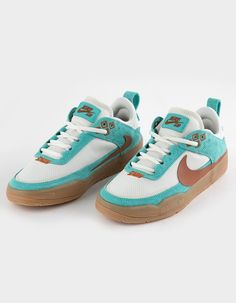 NIKE SB Day One Kids Shoes - GREEN COMBO | Tillys Nike Skate Shoes, Nike Skate, Wwe T Shirts, Target Kids, Flannel Sweatshirt, Boys Backpacks, Skate Shoe, Keep Pushing, Mens Trends