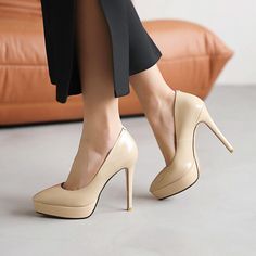 As low as $45.00 Pumps Heels Stilettos, Platform Stilettos, Office Shoes, Patent Leather Shoes, Leather High Heels, Pointed Toe Heels, Crazy Shoes, Heel Pumps, Pump Shoes