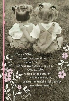 Sister Therapy Quotes, Amazing Sister Quotes, Sisters Are Blessings Quotes, Happy Birthday Sister Quotes Beautiful, Sisters Sayings, Sisters By Choice, Sisters Forever Quotes, Sister Sayings, Happy Birthday Big Sister