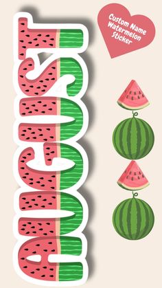 Celebrate special moments with our Custom Name Sticker, featuring a delightful watermelon design perfect for personalized birthday gifts, whether for a girl or boy. Ideal for tumblers and laptops, this unique sticker makes a memorable addition to any birthday celebration Custom Laptop Stickers, Personalized Kids Cups, Watermelon Sticker, Watermelon Designs, Tumbler Stickers, Name Sticker, Kids Cups