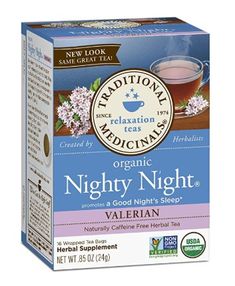 traditional teas organic nighty night valerian