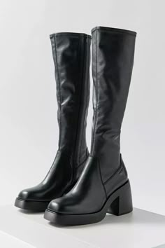 Vagabond Boots, 90s Boots, Dr Shoes, Black High Boots, Aesthetic Shoes, Elegant Shoes, Swag Shoes, Pretty Shoes, Dream Shoes