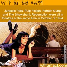 The best movies in the world all came out together - WTF fun facts What The Fact, Facts Funny, The Best Movies, Wow Facts, Movie Facts, Best Movies, Forrest Gump, Random Facts, Birth Year