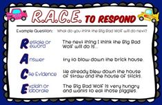 a poster with the words race to respond