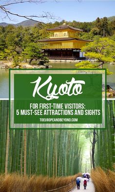 the cover of kiyoto for first - time visitors 5 must - see attractions and sights