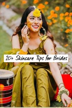 Happy Mindset, Tips For Brides, Ceremony Photos, Time For Yourself, Haldi Ceremony, How To Clean Makeup Brushes, Beauty Tips For Skin, Glowy Skin, Strong Nails