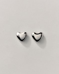 A downsized version of our Large Voluptuous Heart Earring, making it ideal for a bold yet sophisticated look. Classic Heart-shaped Earrings For Formal Occasions, Heart Earring, Silver Heart Earrings, Earring Making, Gifts For Brother, Small Heart, White Elephant Gifts, Accessories Rings, Gold Plated Sterling Silver