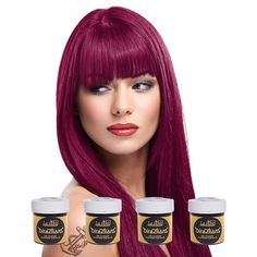 La Riche Directions Colour Hair Dye 4 Pack 88ml (Rubine) Cherry Red Hair Dye, Directions Hair Colour, Directions Hair Dye, Permanent Hair Dye Colors, Hair Dye Brands, Dyed Hair Purple, Pink Hair Dye, Semi Permanent Hair Dye, Colour Hair