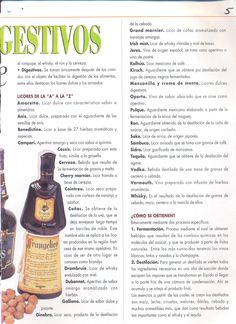 an article in a spanish magazine with nuts and condiments on the page,