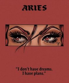 an advertisement with the words aris on it and two eyes in front of them