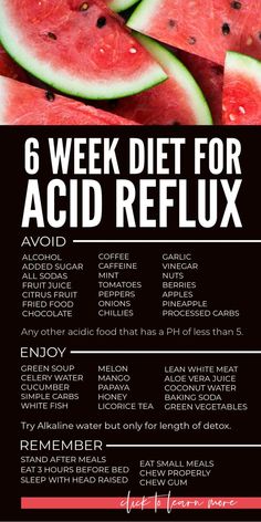 6 Week Acid Reflux Diet Acid Reflux Recipes